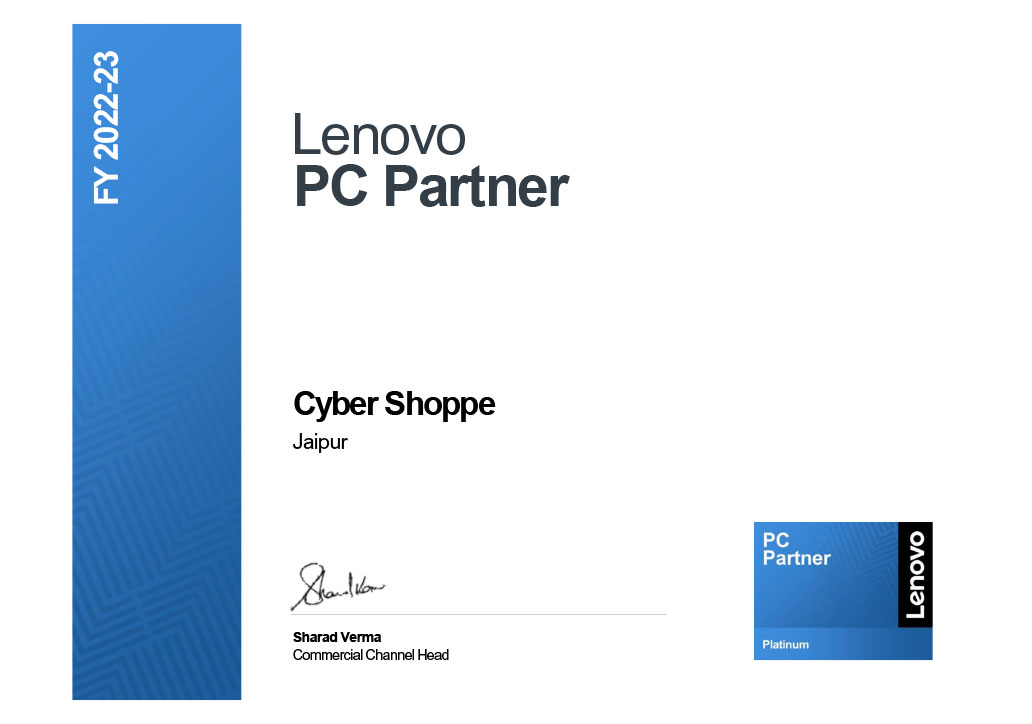 Lenovo PC Partner: Platinum, FY 2022-23